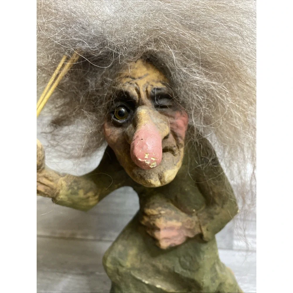 Vintage‎ 10.5 Inch AS NyForm Norwegian Troll Spell Binding Witch 